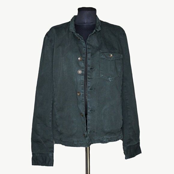 Rag & Bone Military Style Utility Jacket Sz L - Picture 2 of 7